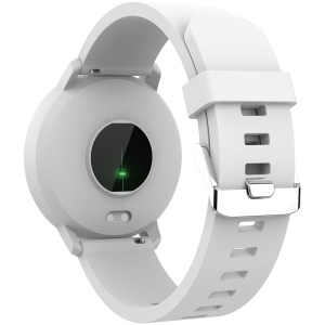 CANYON Lollypop SW-63, Smart watch, 1.3inches IPS full touch screen, Round watch, IP68 waterproof, multi-sport mode, BT5.0, compatibility with iOS and android, Silver white, Host: 25.2*42.5*10.7mm, Strap: 20*250mm, 45g CNS-SW63SW - Img 3