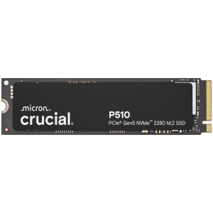 Crucial P510 1TB PCIe Gen5 NVMe 2280 M.2 SSD CT1000P510SSD8