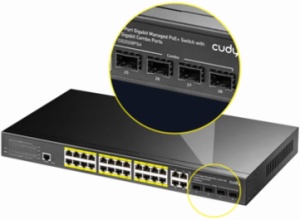 Cudy GS2028PS4-400W, 10/100/1000M 24-Port POE + 4Port Uplink Gigabit Managed Switch - Img 3