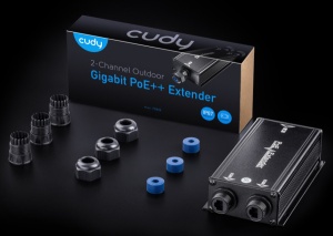Cudy POE25 30W Gigabit PoE+/PoE Injector, 2-Channel Outdoor PoE Extender, 100m - Img 2