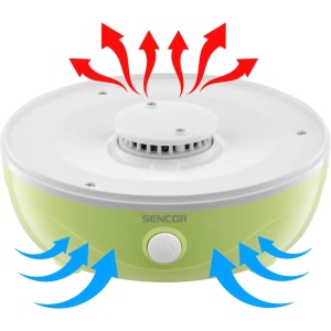 Dehidrator hrane Sencor SFD 757GG/250W/5 polica/belo zelena - Img 3