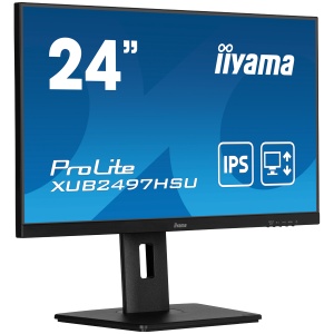 Design 3-side borderlessDiagonal 23.8", 60.5cmPanel IPS Panel Technology LED, matte finishNative resolution 1920 x 1080 @100Hz (2.1 megapixel Full HD)Aspect ratio 16:9Panel brightness 300 cd/m²Static contrast 1300:1Advanced contrast 80M:1Resp XUB2497HSU-B - Img 2