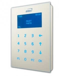 ELDES LCD šifrator žični EKB2 beli - Img 2