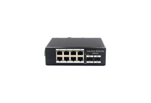 ExeLink ISG1010P neupravljivi industrijski switch 8x10/100/1000 Base-T porta (POE/POE+) 2x1000 Base-X