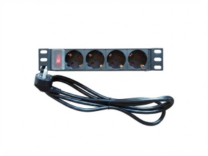 ExeLink Razvodni PDU panel za REK 10inca sa 4 utičnih mesta (aluminijum) - Img 2