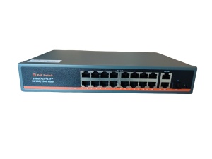 ExeLink SFG1219DP neupravljvi switch 16x10/100 Base-TX(POE/POE+) 2x10/100/1000 Base-T, 1x1000 Base-X SFP porta