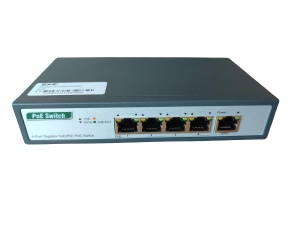 ExeLink SG1005TP(PD) neupravljivi switch 4x10/100/1000 Base-T(POE/POE+) 1x10/100/1000 Base-T(PD) porta
