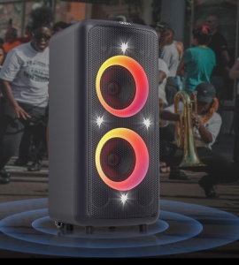Fenda PA300 100W trolley BT USB RGB svetla mikrofon