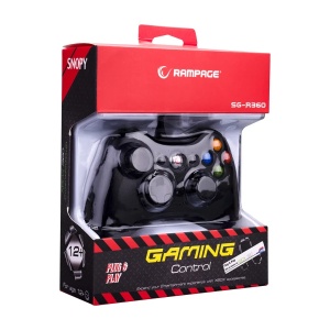 Gamepad Rampage SG-R360 crni Xbox-360 2.2m 22374 - Img 3