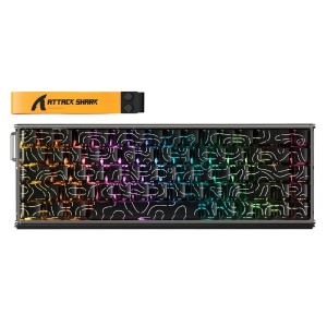 Gaming tastatura Attack Shark X68MAX Magnetic Switches/RT/SnapTap/DKS/MT/TGL/Aluminium/Black cont