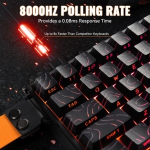 Gaming tastatura Attack Shark X68MAX Magnetic Switches/RT/SnapTap/DKS/MT/TGL/Aluminium/Black cont - Img 3