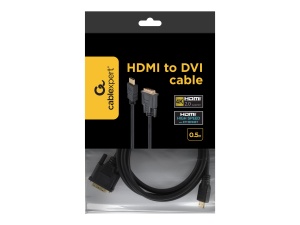 Gembird HDMI to DVI cable, 1.8m CC-HDMI-DVI-6