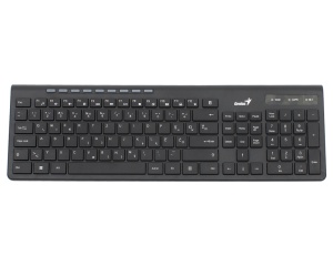 GENIUS SlimStar 7230 USB YU wireless crna tastatura * - Img 1