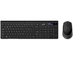 GENIUS SlimStar 8230 Wireless USB US crna tastatura+ miš *