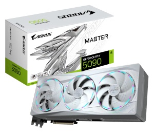 Graficka karta GIGABYTE AORUS GeForce RTX 5090 MASTER ICE 32GB
