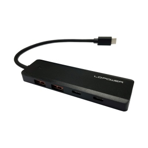 HUB LC Power LC-HUB-U3-4-C USB-C, 2 x USB3.2/2 x USB-C * - Img 1