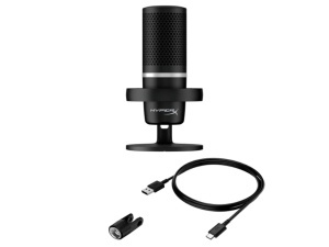 HyperX DuoCast - USB Microphone (Black) - RGB Lighting