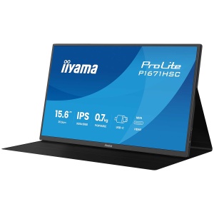 IIYAMA desktop P1671HSC-B! FHD, Speakerc , leather cover , B C P1671HSC-B1 - Img 2