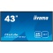 IIYAMA LFD LH4341UHS-B2 43" Professional Digital Signage display with 4K UHD resolution and 24/7 3840x2160 16:9 500cd 1200:1 8ms landscape, portrait LH4341UHS-B2 - Img 6
