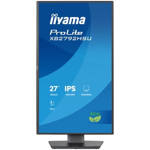 IIYAMA Monitor LED XB2792HSU-B1 27" IPS 1920x1080 4-side slim bezel 120Hz 300cd 1500:1 3ms HDMI DP USB HUB Full Ergo XB2792HSU-B1 - Img 2