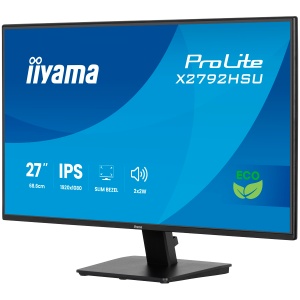 IIYAMA Pro Lite X2792HSU-B1 27 inch IPS 4-side slim bezel, Green Choice, EyeComfort / EyeSafe 2.0, 1920x1080 120Hz, 300cd/m, Speakers, HDMI, DisplayPort, 3ms GTG, USB HUB 2x3.2 X2792HSU-B1 * - Img 3
