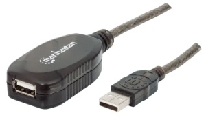 Kabl Manhattan 150248 USB-A M/F 2.0/480Mbps/produžni aktivni/10m - Img 4