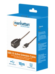 Kabl Manhattan 150248 USB-A M/F 2.0/480Mbps/produžni aktivni/10m - Img 3