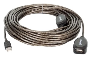 Kabl Manhattan 150958 USB-A M/F 2.0/480Mbps/produžni aktivni/20m - Img 5