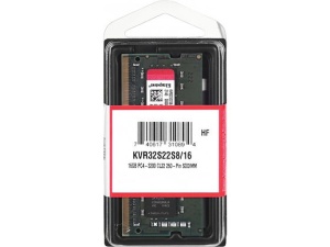 Kingston DDR4 16GB SO-DIMM 3200MT/s, Non-ECC Unbuffered, CL22 1.2V, 260-pin 1Rx8 KVR32S22S8/16 *