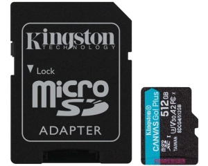 KINGSTON Memorijska kartica U3 V30 microSDXC 512GB Canvas Go Plus 200MB/s A2 + adapter SDCG4/512GB - Img 2