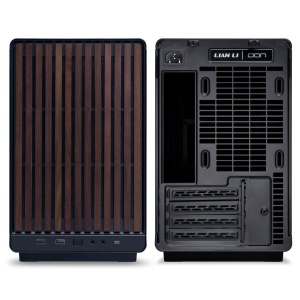 Kućište Lian Li DAN A3 mATX /Crno, A3-mATX Black & WOOD - Img 3