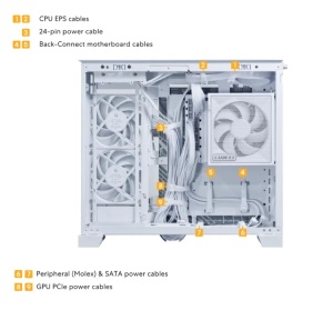 Kućište Lian Li O11 Dynamic Mini V2 Flow/BELO/Tempered Glass/5x 120mm/O11DMIV2FW - Img 4