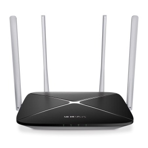 LAN Router Mercusys AC12 v3, 4 x 5dbi WiFi5 AC1200 Dual Band Wireless (71015) - Img 1