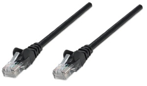 LAN UTP kabl intellinet 320757 Cat5e CCA/Black/2m - Img 2