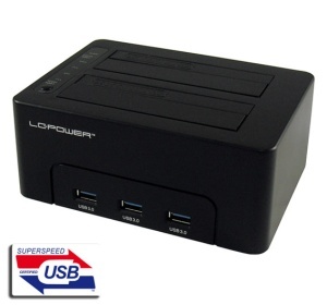 LC Power HDD docking station LC-DOCK-U3-HUB - Img 2