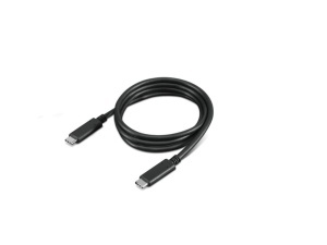 Lenovo USB-C Cable 1m/Date rate 10Gbps/Support max 100W @20V/5A