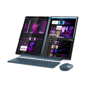 Lenovo Yoga Book 9 14IAH10 (Tidal Teal, Magnesium) 16-Core Ultra 7 255H (6P+10E) 5.1GHz/24MB TB-NVMe 2x14" 2.8K (2880x1800) OLED 750n DolbyVision Glass Touch YogaPen WC-5MP+IR Arc-140T WiFi7 A/X BT5.4 TB4 ENG-backlite 88Wh 1.2 32GB DDR5 1 83KJ000RRM