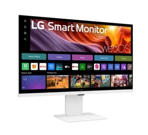 LG 31.5” IPS 4K UHD 3840x2160@60Hz, 16:9, 1000:1, 400 cd/m², 5ms, 178º/178º, HDR 10, 2 HDMI, 3 USB-C, 1 USB Upstream/2 USB Downstream Port, 5Wx2, VESA 100x100mm, Height/Tilt/Swivel, White, 3yw 32U850SA-W - Img 3