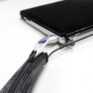 LogiLink fleksibilna zaštita za kablove sa rajfešlusom 2m x 30mm crna - Img 2
