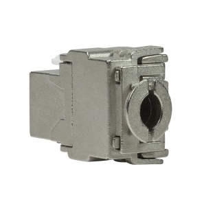 Logilink Keystone modul, Cat6A, STP, 17.2mm, 22-26 AWG, toolless, srebrna - Img 2