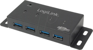 LogiLink UA0149 USB 3.0 4-Port Hub, 4xUSB 3.0, Mountable