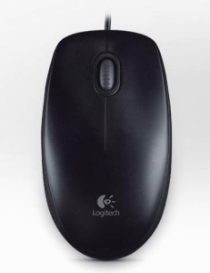Logitech B100, Optical USB Mouse, Black OEM * - Img 3
