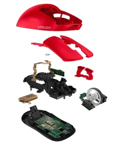 Logitech G Pro X Superlight Wireless Gaming Mouse, Red - Img 3