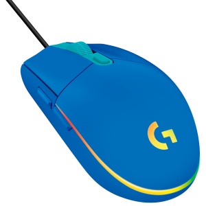 LOGITECH G102 LIGHTSYNC Corded Gaming Mouse - BLUE - USB - EER 910-005801 - Img 2
