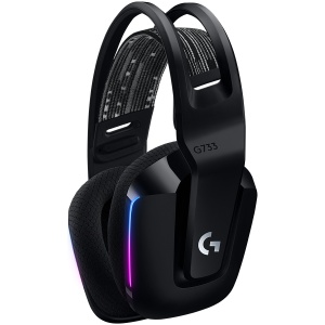 LOGITECH G733 LIGHTSPEED Wireless RGB Gaming Headset - BLACK 981-000864 - Img 2