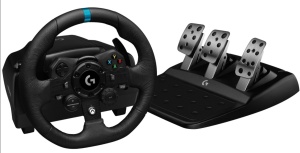 Logitech G923 Trueforce Gaming Racing Wheel + Logitech Shifter - Img 2