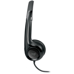 LOGITECH H390 Corded Headset - BLACK - USB 981-000406 - Img 3