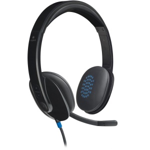 LOGITECH H540 Corded Headset - BLACK - USB 981-000480 *