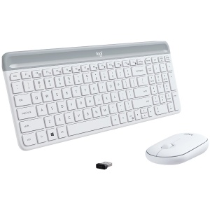 LOGITECH MK470 Slim Wireless Combo - OFF-WHITE - US INT'L 920-009205