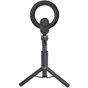 LORGAR Circulus 910, Streaming web camera, 5MP 2592X1944 max resolution, up to 60fps, 1/2.8", Sony STARVIS CMOS image sensor, full glass lens, 5.5'' built-in ring light (1700-14 000K), foldable tripod, auto focus, dual microphones with AI noise reduction, - Img 3